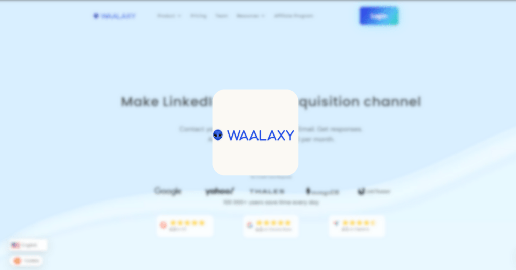 Waalaxy - Outil de prospection LinkedIn - Capture d'écran de l'interface avec tableau de bord, statistiques et messages